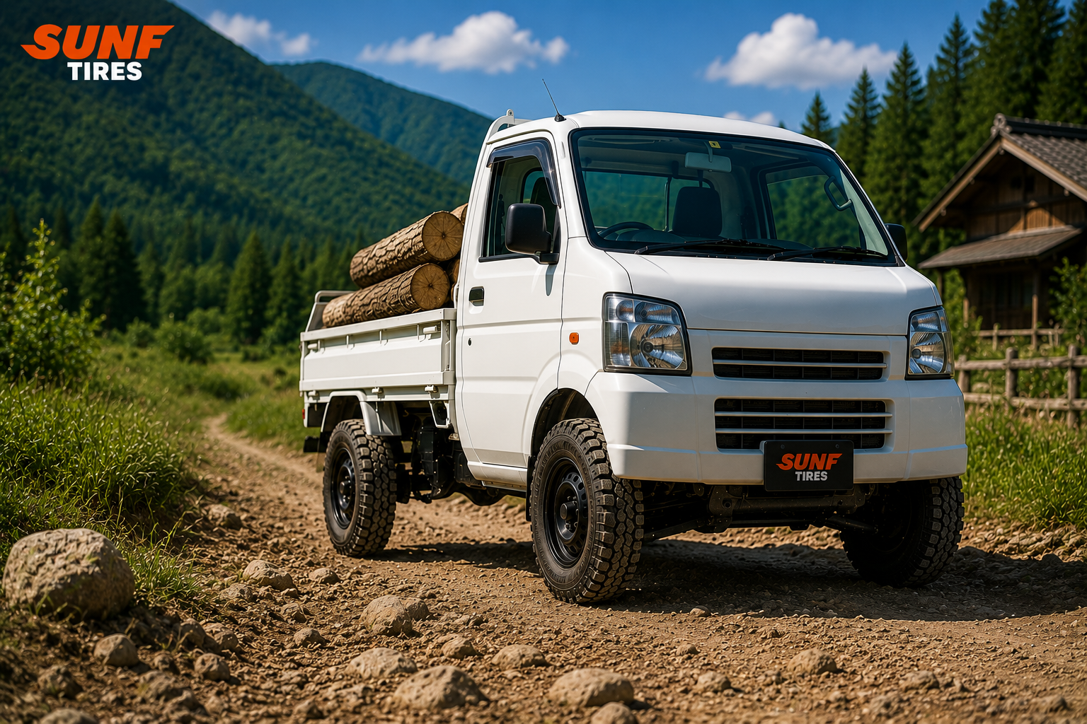 SUNF Japanese Mini Truck Tires | Kei Truck Tires for Honda, Suzuki & More