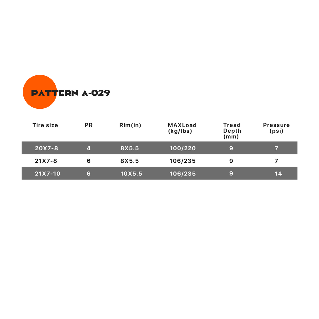 SunF A029 Tire Pair Set