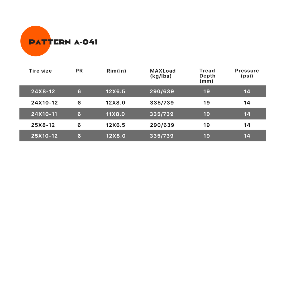 SunF A041 Tire