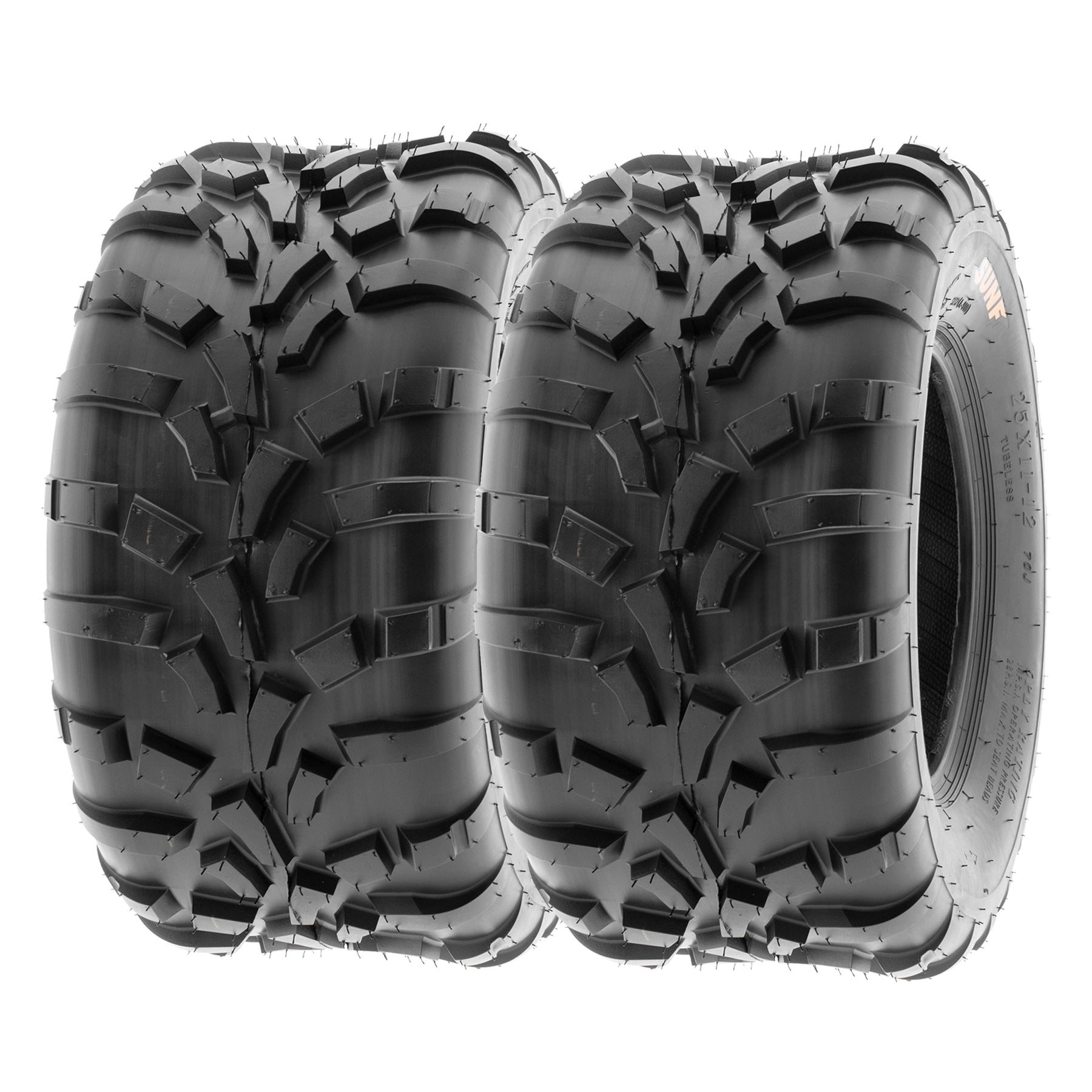 thumbnail image 2 of SunF 25x11-10 ATV UTV Tires 25x11x10 Tubeless 6 Ply For 10 Rims - A010 2 of 10