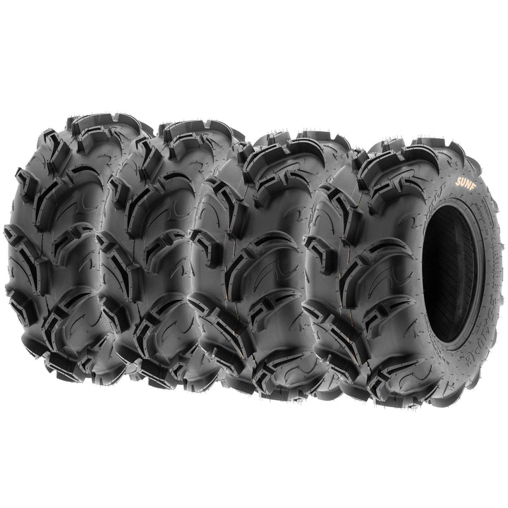 SunF ATV TIRE/UTV TIRE All Terrain Mud Tire 6 PR Tubeless A048 WARRIOR (bundle set)