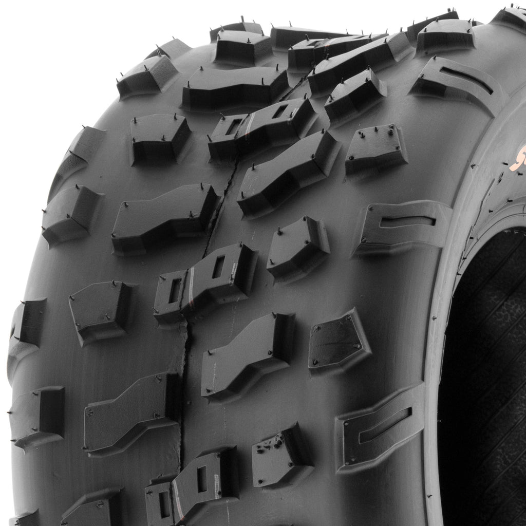 Pair Of 20x10-10 All Terrain ATV Tires – 6 Ply, SunF A004 Model, Fits ATV/UTV/Golf Carts