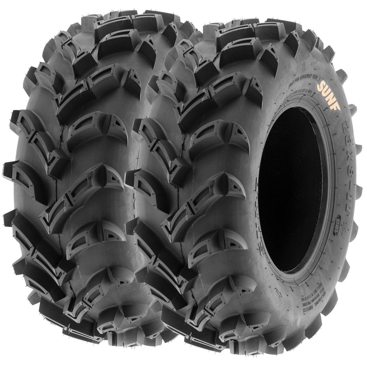SUNF SunF A024 25x10-12 SxS UTV ATV Mud racing riding Tire Bundle