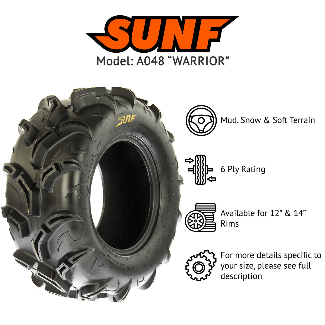SunF A048 WARRIOR Tire Pair Set