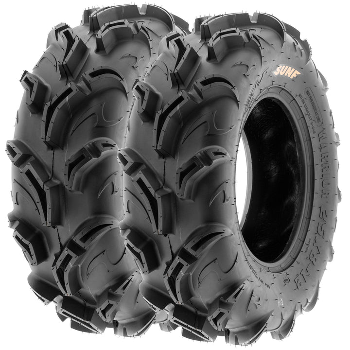 SunF ATV TIRE/UTV TIRE All Terrain Mud Tire 6 PR Tubeless A048 WARRIOR (bundle set)
