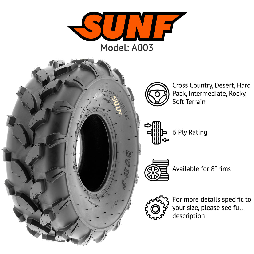 SunF A003 Tire Pair Set