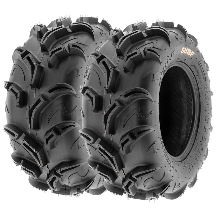 SunF ATV TIRE/UTV TIRE All Terrain Mud Tire 6 PR Tubeless A048 WARRIOR (bundle set)