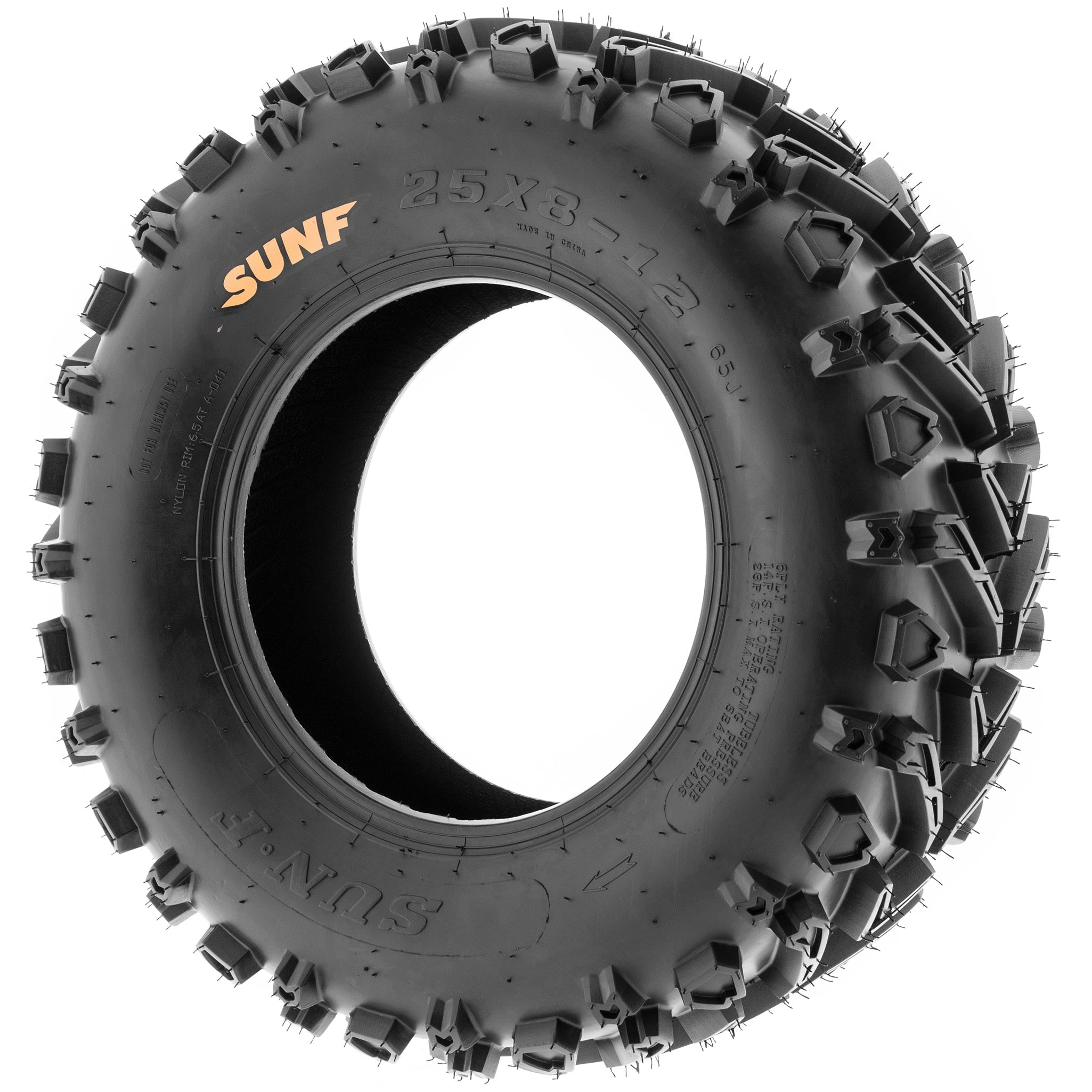 SunF A041 25x10-12 SxS UTV ATV off-road Mud tread riding racing