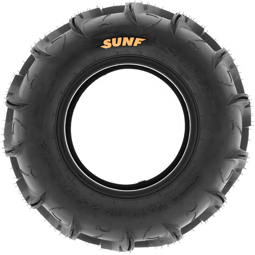 SunF ATV TIRE/UTV TIRE All Terrain Mud Tire 6 PR Tubeless A048 WARRIOR (bundle set)