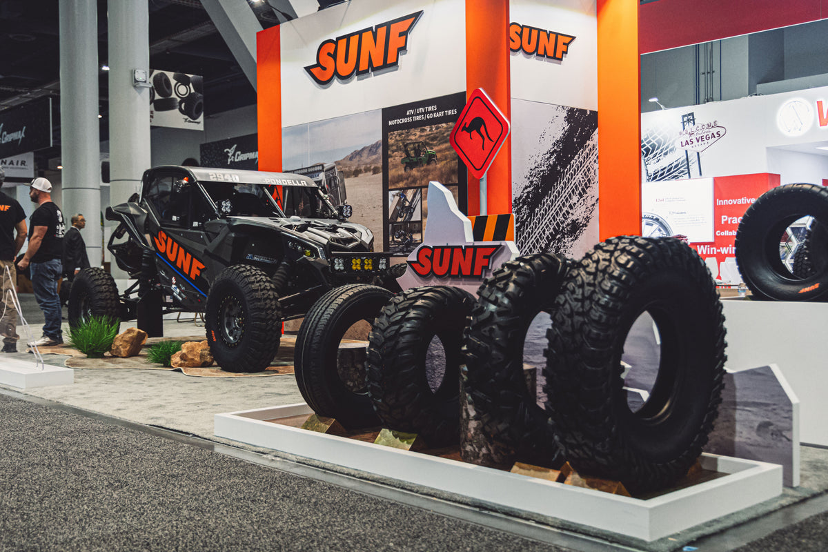 SunF A043 25x8-12 SxS UTV ATV off-road Mud riding racing tread Tires – SUNF