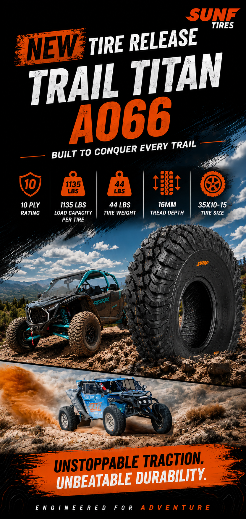 SunF Off-Road ATV UTV Tires | Free Shipping – SUNF